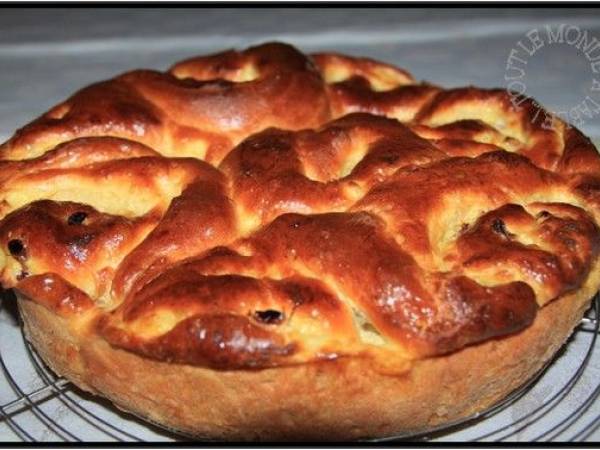 Chinois à la crème pâtissière et aux raisins - Préparation etape 8