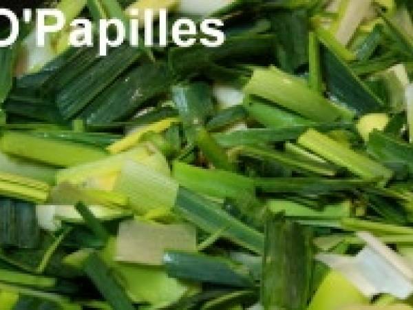 Gratin de pommes de terre rouges et poireaux - Préparation etape 1