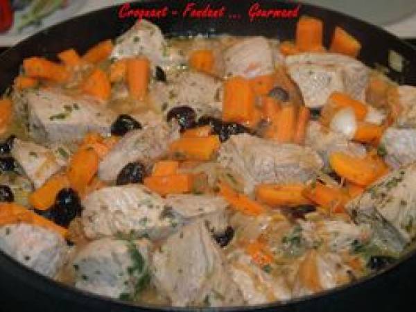 BOURGUIGNON de VEAU aux OLIVES - Préparation etape 8