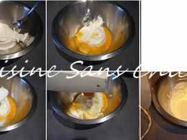 Tiramisu framboises - Préparation etape 1