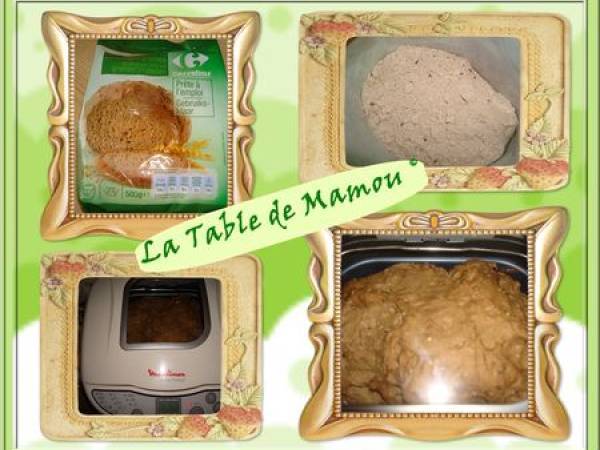 Pain MAP aux céréales et graines - Préparation etape 1