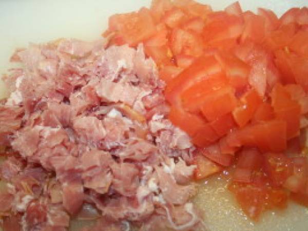 Salade de pâtes au jambon fumé - Préparation etape 3