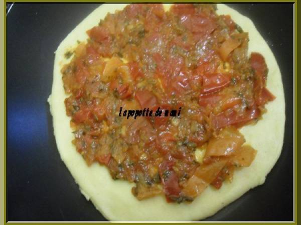 La galette kabyle farcie - Préparation etape 6