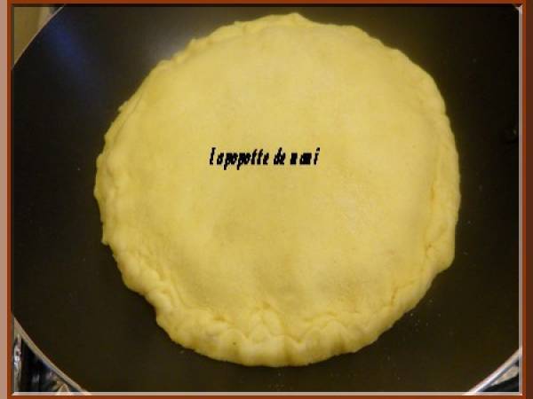 La galette kabyle farcie - Préparation etape 7