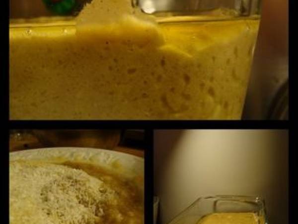 Cake hypra-moelleux banane-huile d'olive (sans gluten et sans produits laitiers) - Préparation etape 1