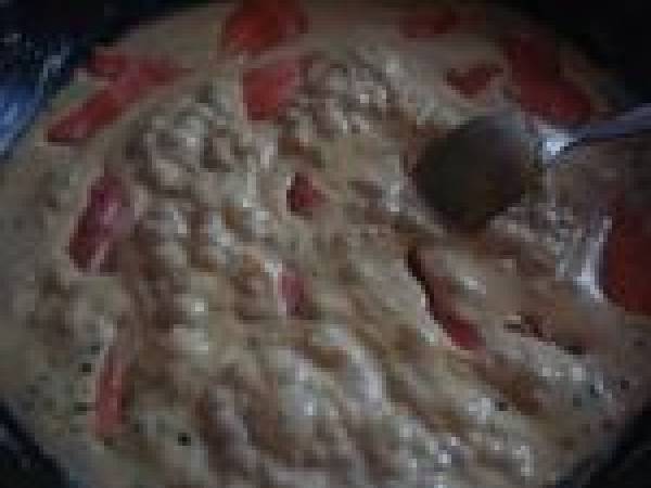 Pizza blanche au saumon fumé et curry - Préparation etape 4