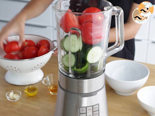 Gaspacho Andalou - Préparation etape 3