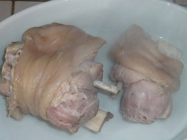 Jarret de porc aux petites pommes de terre primeur - Préparation etape 5