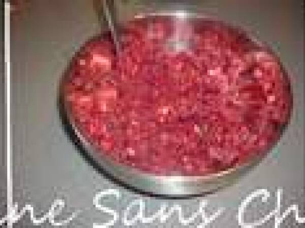 Betterave à tartiner, aux noisettes et basilic. - Préparation etape 6