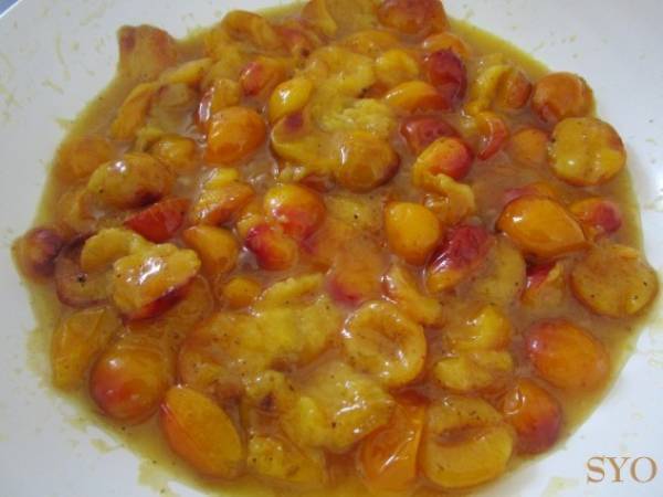 Magret de canard épicé aux Mirabelles - Préparation etape 4