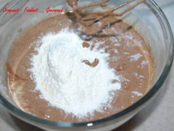 GÂTEAU au CHOCOLAT de PHILIPPE CONTICINI - Préparation etape 5