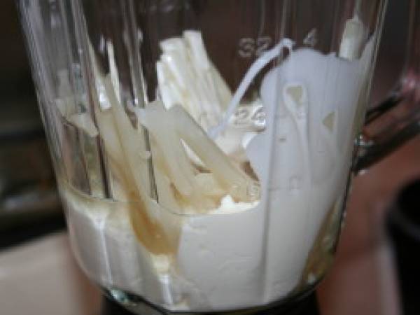 Panna cotta aux asperges et sa gelée de tomates au basilic - Préparation etape 1