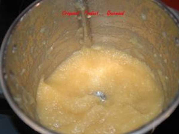 TARTE GRILLAGÉE aux POMMES - Préparation etape 2