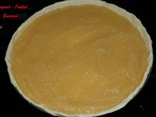 TARTE GRILLAGÉE aux POMMES - Préparation etape 6