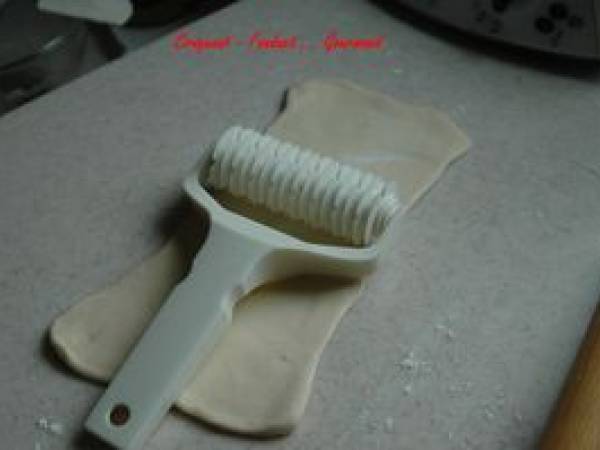 TARTE GRILLAGÉE aux POMMES - Préparation etape 8