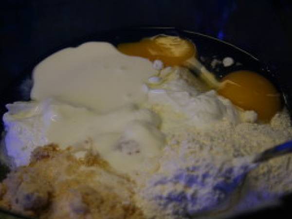 Tarte à la maquée - Préparation etape 1