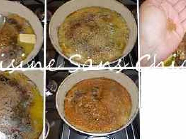 Tarte tatin épicée aux poires et thym - Préparation etape 3