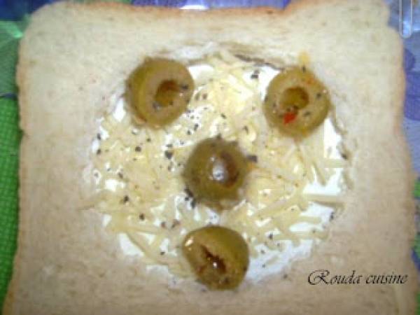 Croque omelette au four - Préparation etape 2