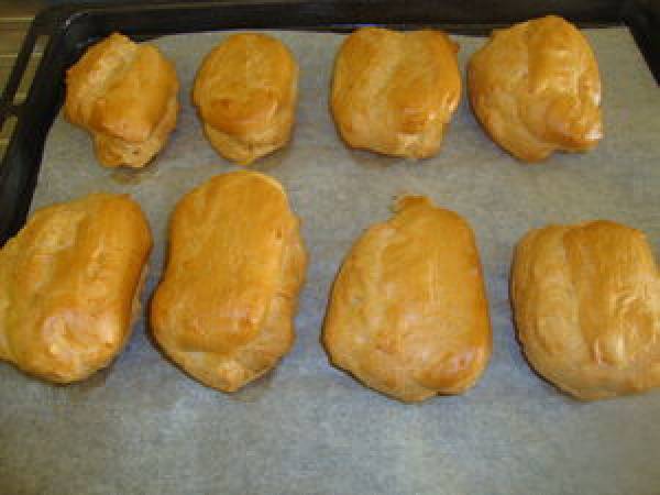 GLANDS A LA CREME PATISSIERE - Préparation etape 6