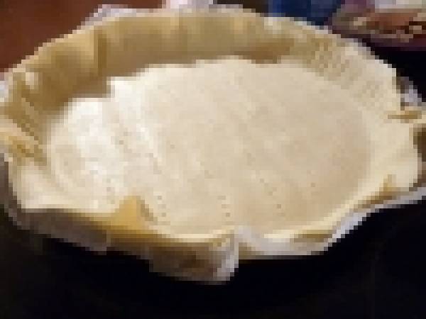 Quiche au thon, olives et chèvre frais - Préparation etape 1