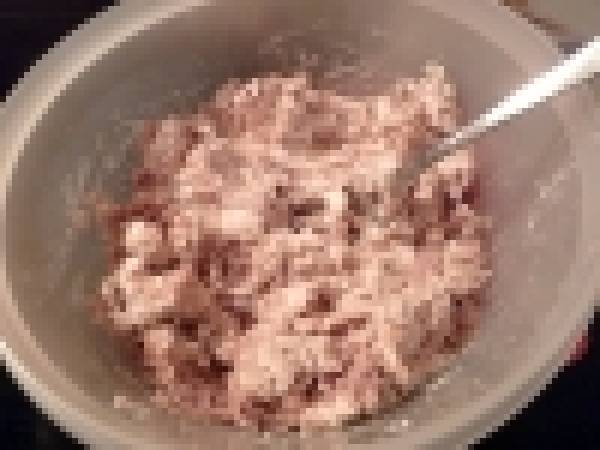 Quiche au thon, olives et chèvre frais - Préparation etape 5