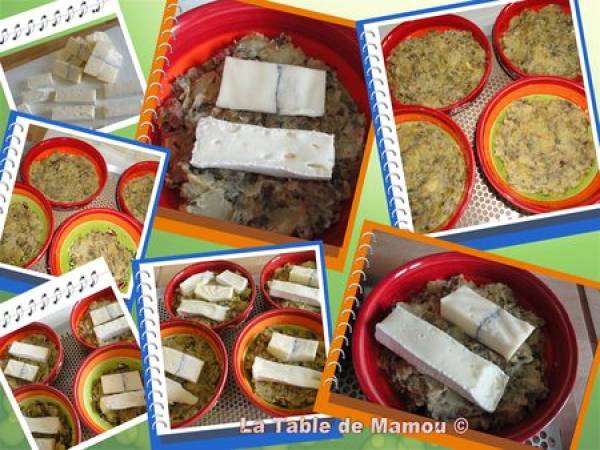 Gratin pommes de terre et poireaux aux trois fromages - Préparation etape 6