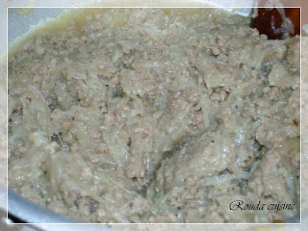 Bourek belham (bourek à la viande hachée) - Préparation etape 2