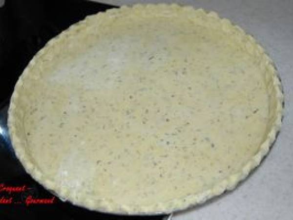 TARTE FORESTIÈRE au CÉLERI - Préparation etape 2