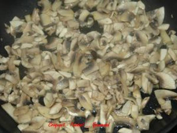 TARTE FORESTIÈRE au CÉLERI - Préparation etape 7