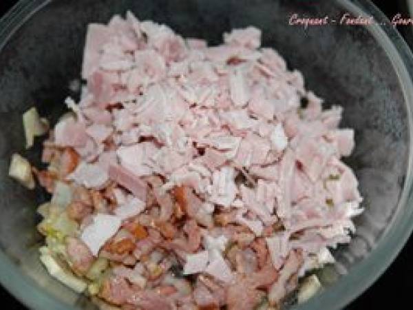 TARTE FORESTIÈRE au CÉLERI - Préparation etape 9