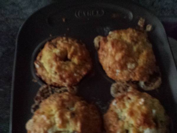 Muffins aux raisins - Préparation etape 6