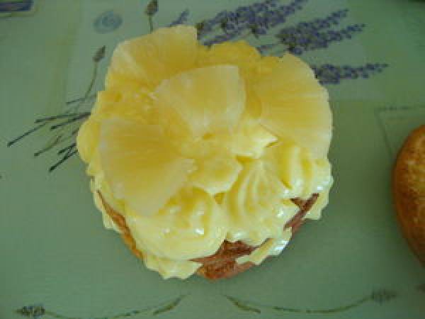 MILLE-FEUILLES INDIVIDUEL A L'ANANAS - Préparation etape 8