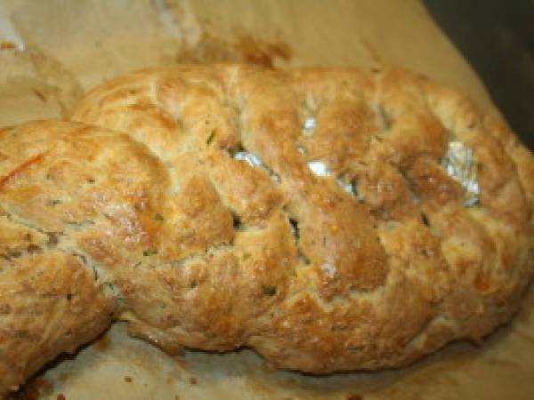 Poisson brioché aux crevettes grises - Préparation etape 8