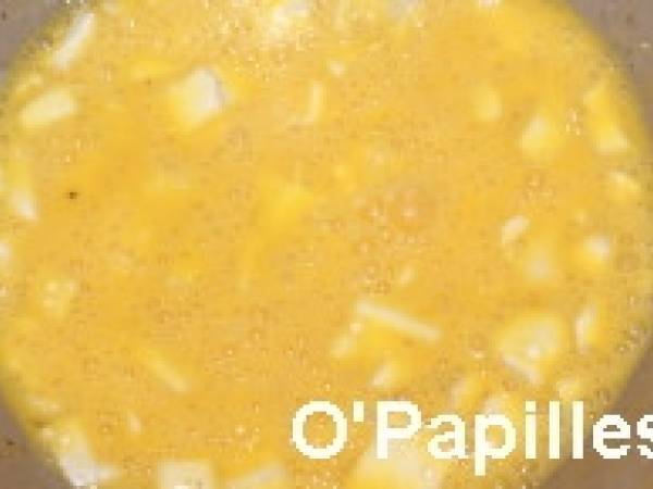 Omelette aux blettes - Préparation etape 2