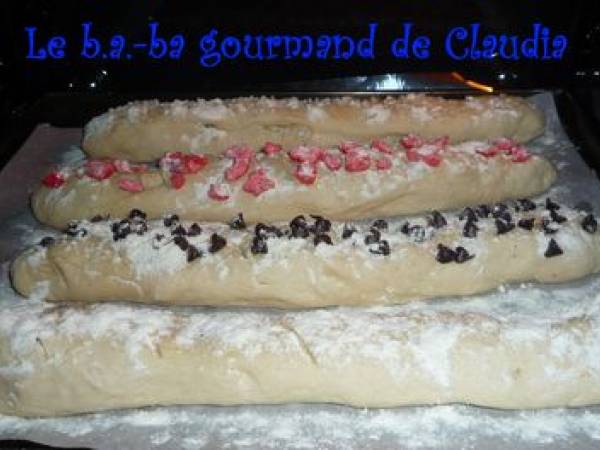 Baguettes viennoises du petit déj'... oui mais sans oeuf - Préparation etape 3