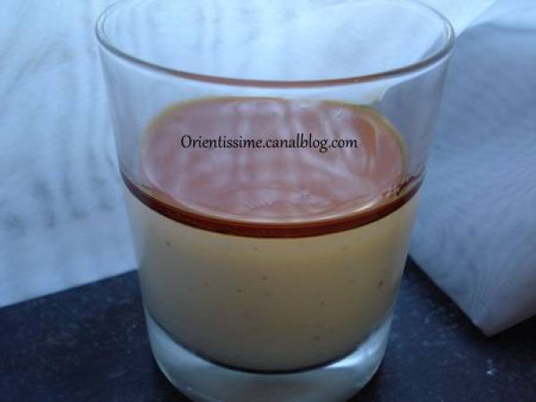 Panna-cotta au babeurre, agar-agar et sauce caramel - Préparation etape 5