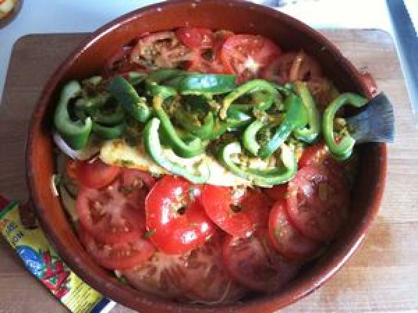 Dorade royale farcie à la chermoula (Maroc) - Préparation etape 6