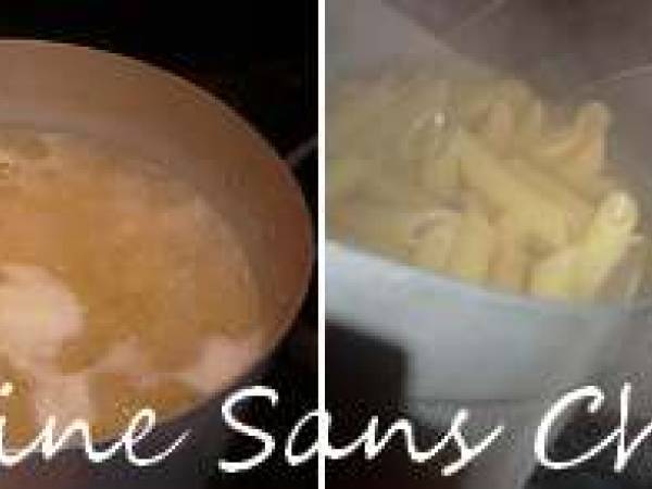 Penne aux coulemelles - Préparation etape 5