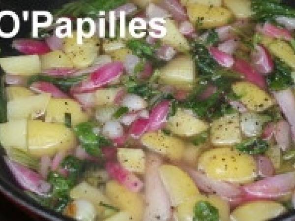 Soupe de radis aux oignons nouveaux - Préparation etape 4