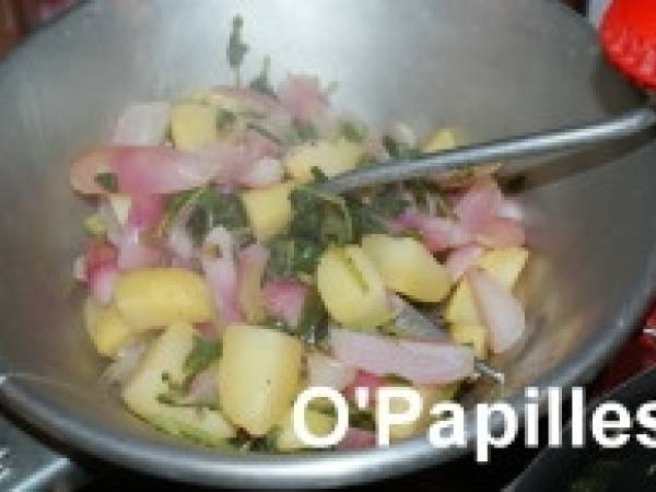 Soupe de radis aux oignons nouveaux - Préparation etape 5