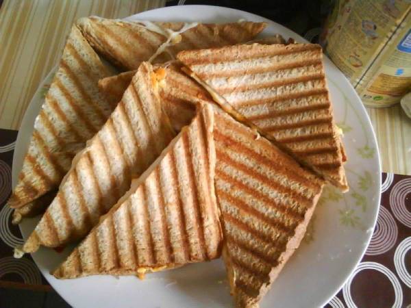 Croques monsieur au trois fromages - Préparation etape 4