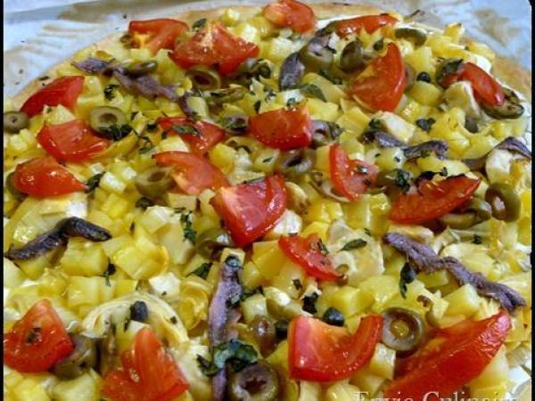 Tarte salée un peu méditerranéenne pour faire venir le soleil - Préparation etape 5