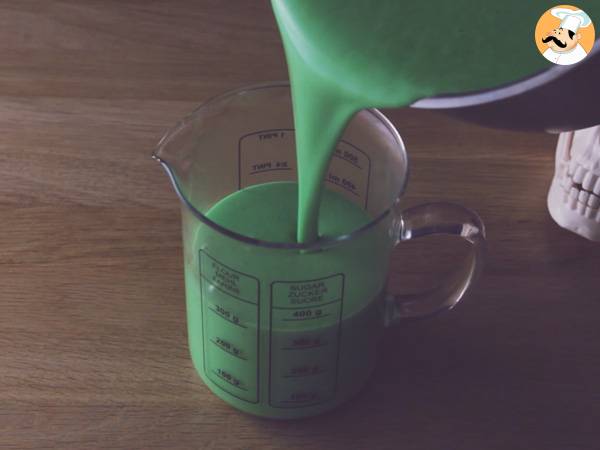 Crèmes Frankenstein pour Halloween - Préparation etape 7