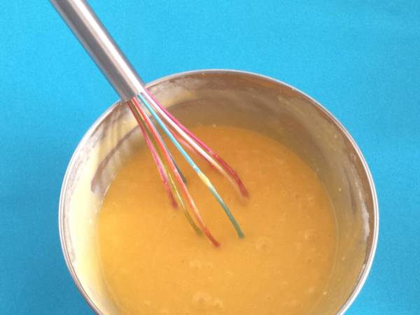 Muffins marbrés Mickey - Préparation etape 1