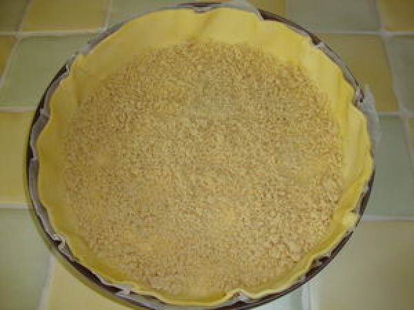 FLAN PATISSIER AUX FRAMBOISES - Préparation etape 1