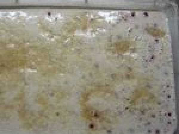 Clafoutis groseilles rouges - Préparation etape 5