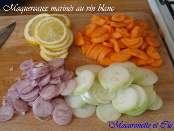 Maquereaux marinés au vin blanc - Préparation etape 4