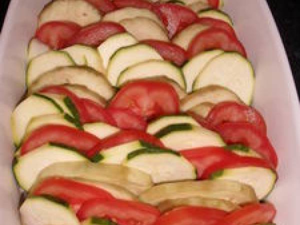 TIAN DE LEGUMES AUX ANCHOIS - Préparation etape 2