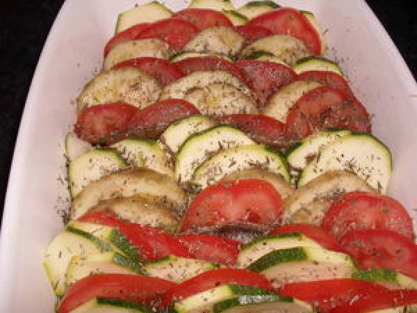 TIAN DE LEGUMES AUX ANCHOIS - Préparation etape 3