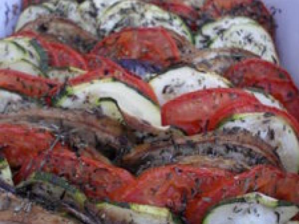 TIAN DE LEGUMES AUX ANCHOIS - Préparation etape 5